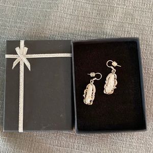 Beautiful NEW sterling silver hanging earrings